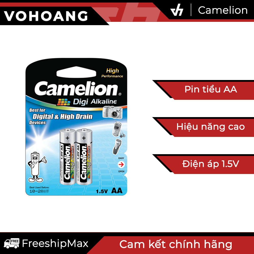 Bộ 2 pin Camelion AA Digi Alkaline dung lượng cao