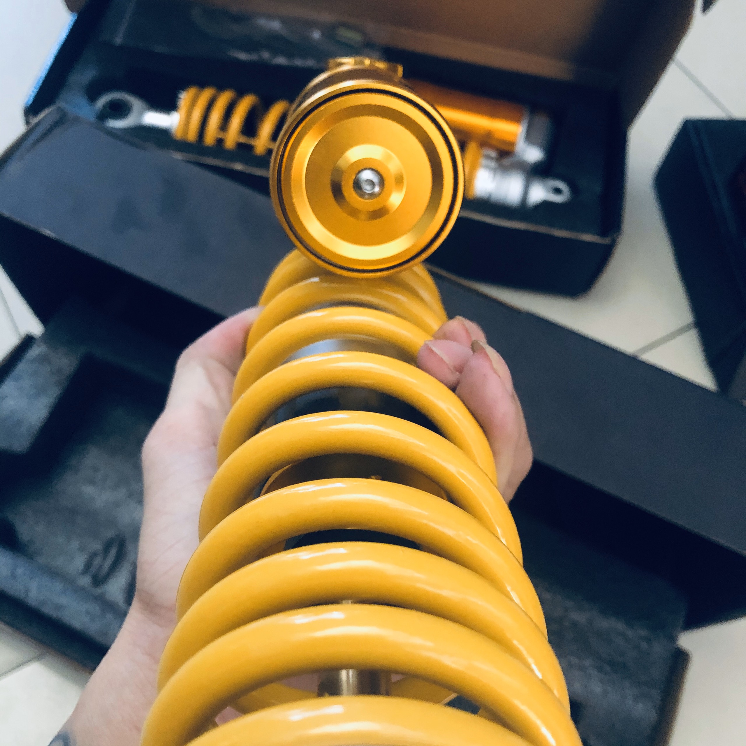 [HCM]Phuộc Ohlins gắn cho các loại xe tay ga   VarioClickVision
