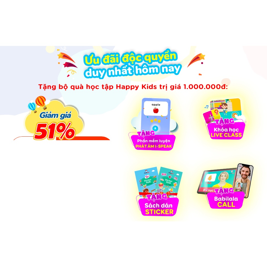 Babilala Trọn đời (Tiếng anh online chất lượng cao)