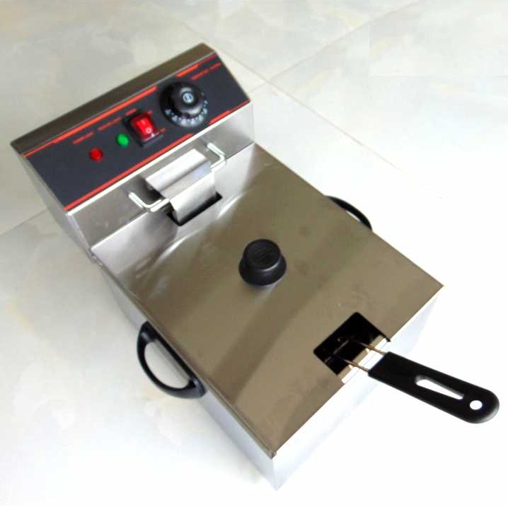 Bếp Chiên Nhúng Đơn ETZL1-6 Lít Cao Cấp: Bếp chiên nhúng gà rán khoai tây xúc xích viên chiên