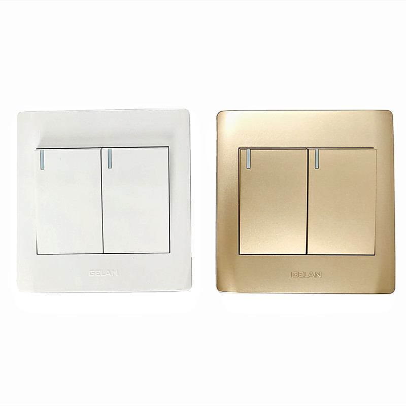 Bộ công tắc đôi Gelan 1/2 chiều 10AX
