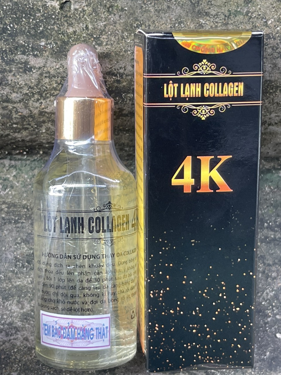 Nước lột thay da collagen 4k lột lạnh