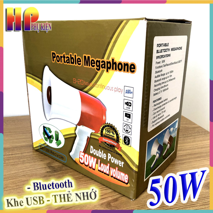 Loa Phóng Thanh có Bluetooth, khe cắm USB - thẻ nhớ