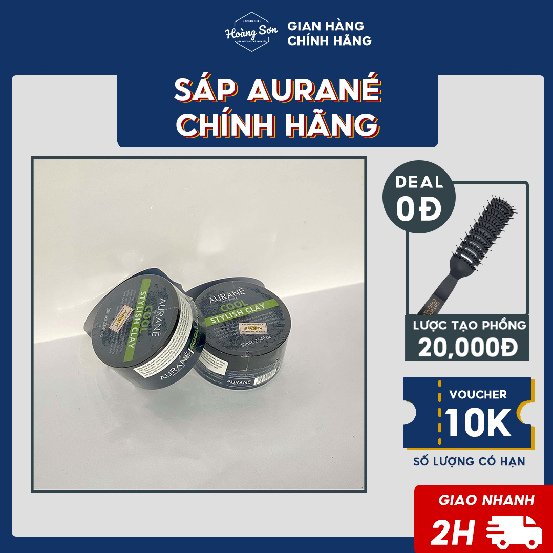 Sáp vuốt tóc nam Aurane Cool Stylish Clay giữ nếp tốt
