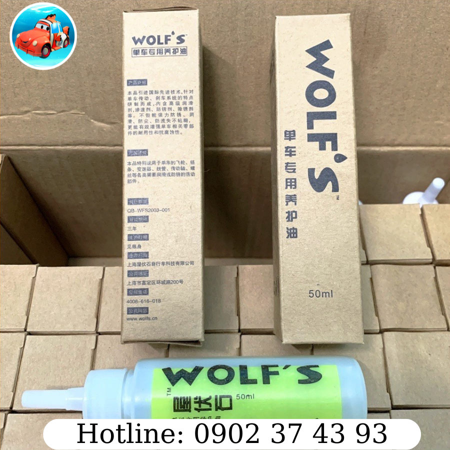 Dầu tra xích xe đạp Wolf's - Rẻ nhất TP.HCM