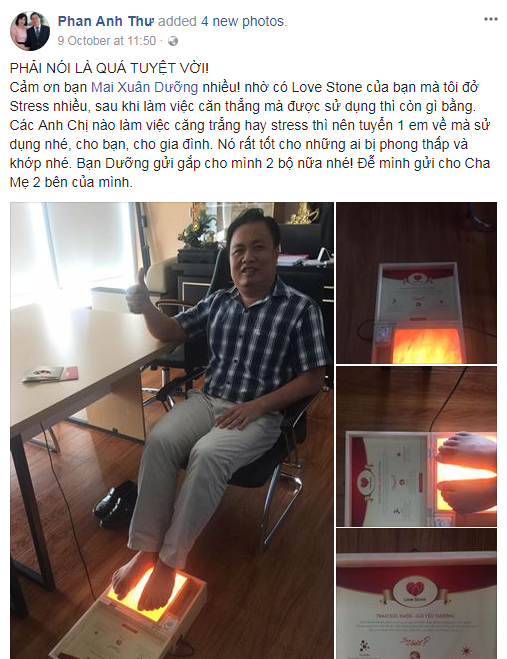 Hộp Đá Muối Massage Chân Himalaya Love Stone Classic