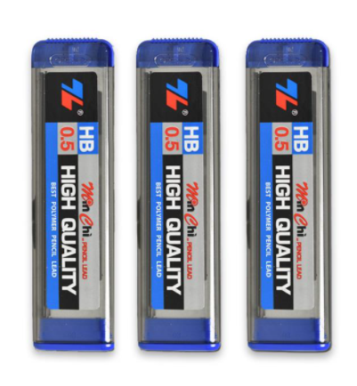 Min chì PCL-03 độ cứng HB - kích thước 0.5mm (Vỉ 1 ống)