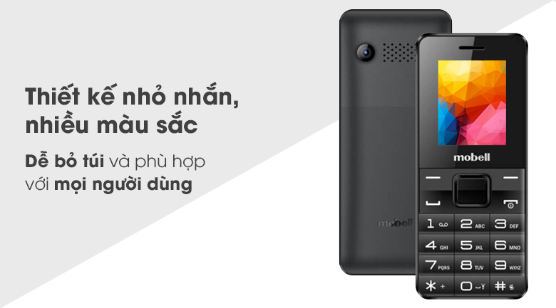 Điện thoại Mobell M229 - Chính hãng (bảo hành 12 tháng)
