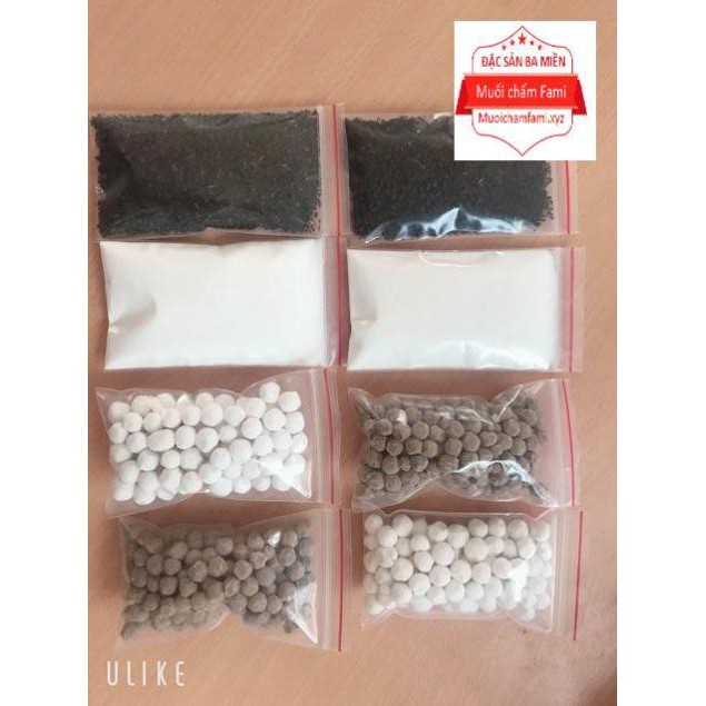 Sét trà sữa mini 2 chân châu 8 món 380g