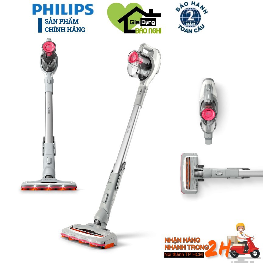 [Trả góp 0%] Máy hút bụi không dây dạng cán Philips FC6723 Hàng chính hãng