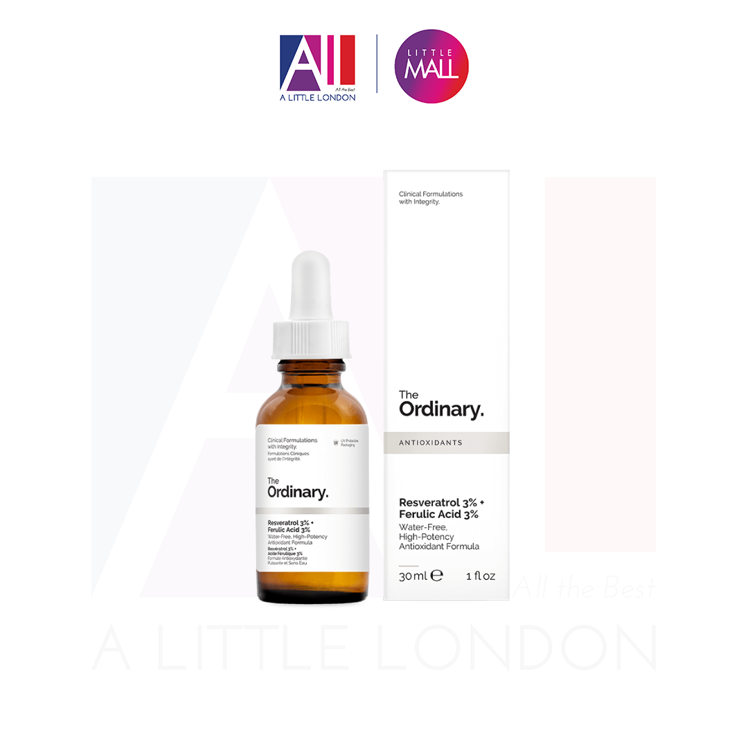 Tinh chất chống oxy hóa The Ordinary Resveratrol 3% Ferulic Acid 3% (Bill Anh)