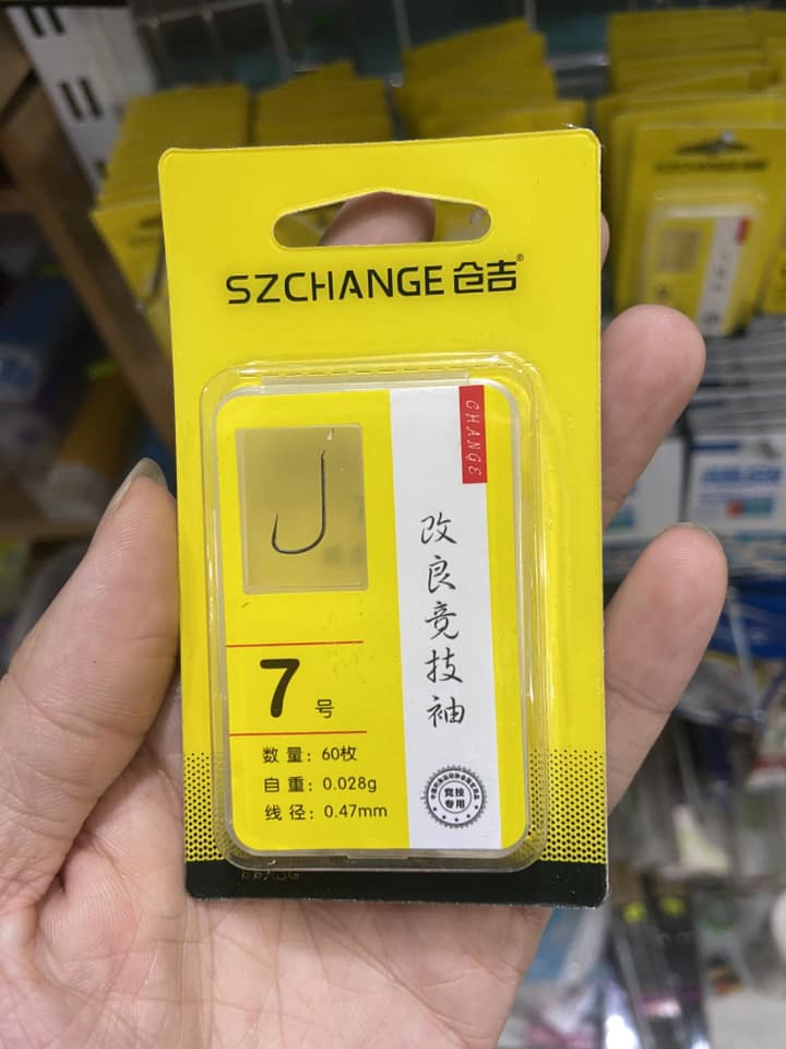LƯỠI SZCHANGE KHÔNG NGHẠNH FORM RÔ PHI HỘP 60 LƯỠI ( LƯỠI CÂU RÔ PHI - LƯỠI ĐÁNH GAME - LƯỠI CÂU CÁ NHÁT )