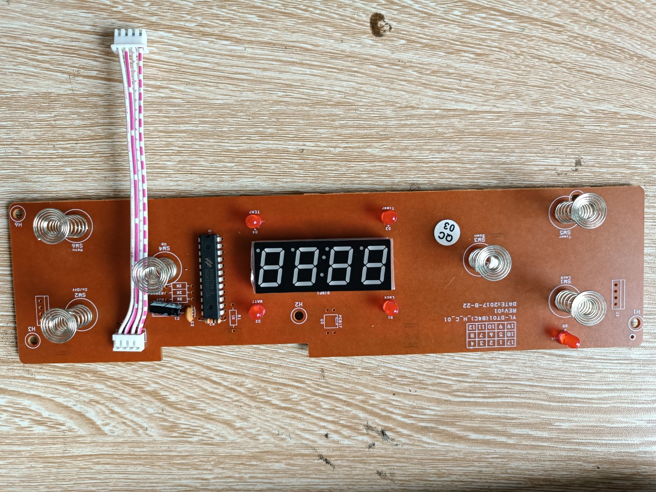 Mạch nguồn và hiển thị bếp hồng ngoại Sanaky SNK-201HGW