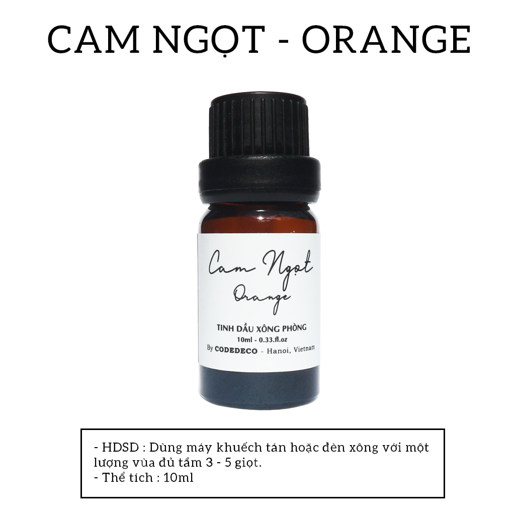 Tinh Dầu Khuếch Tán Code Deco Cam Ngọt 10ml