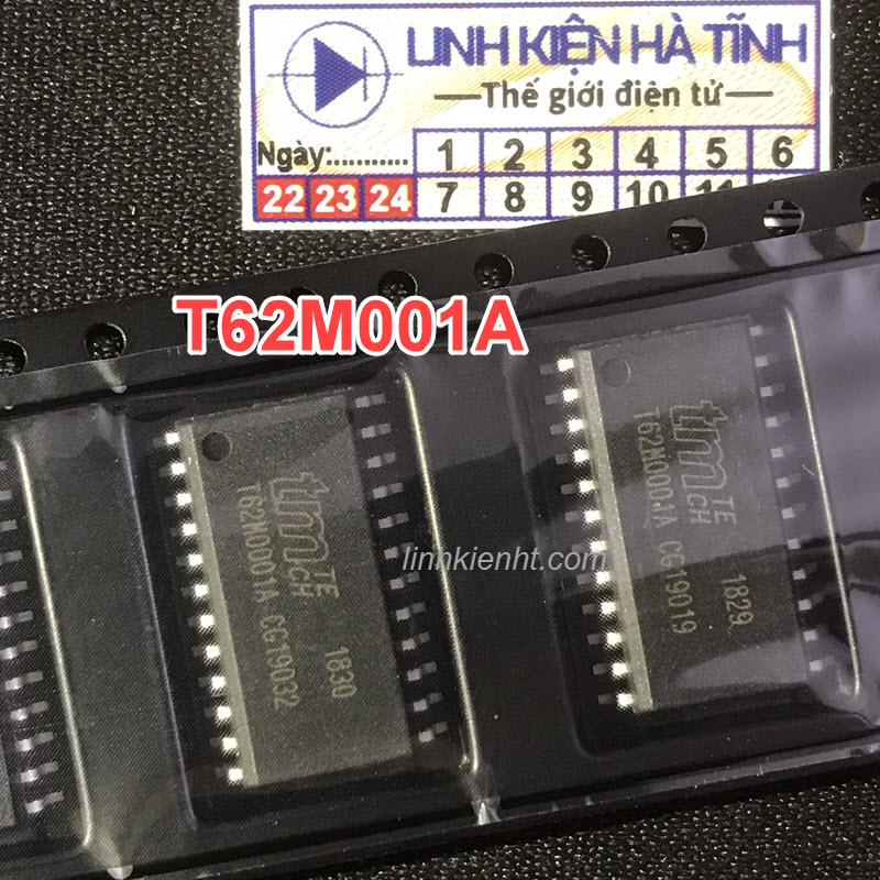 Ic vang echo t62m0001a t62m0001 chân dán sop-24