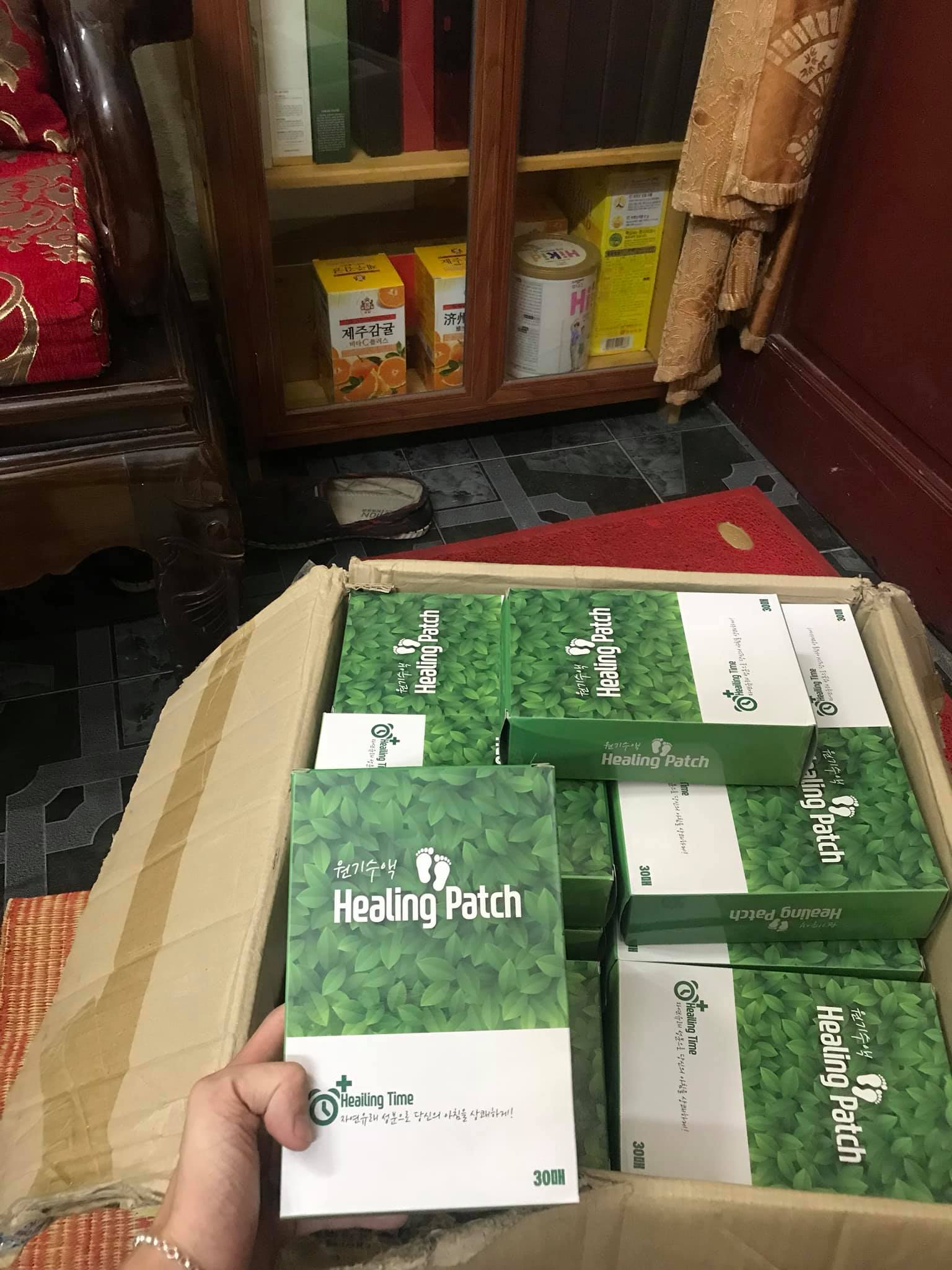 (SALE) Miếng dán thải độc chân HEALING PATCH HÀN QUỐC 30 miếng
