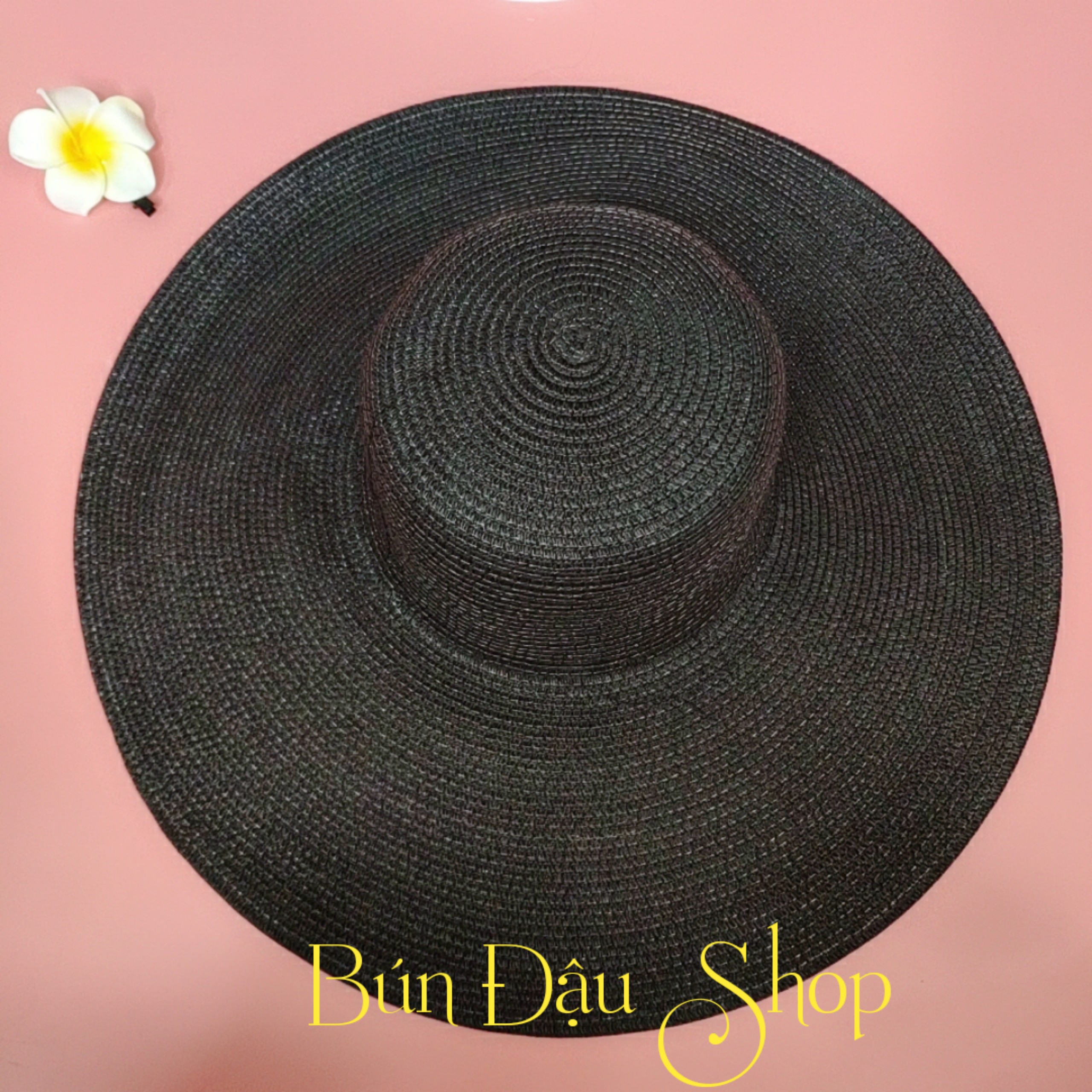 Nón Cói Trơn Vành Rủ (vành 50cm)