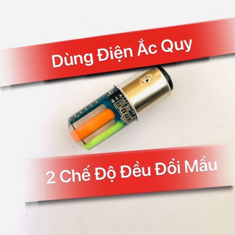 Đèn Led Hậu Nháy 7 Mầu Phủ Silicon Cực Chất