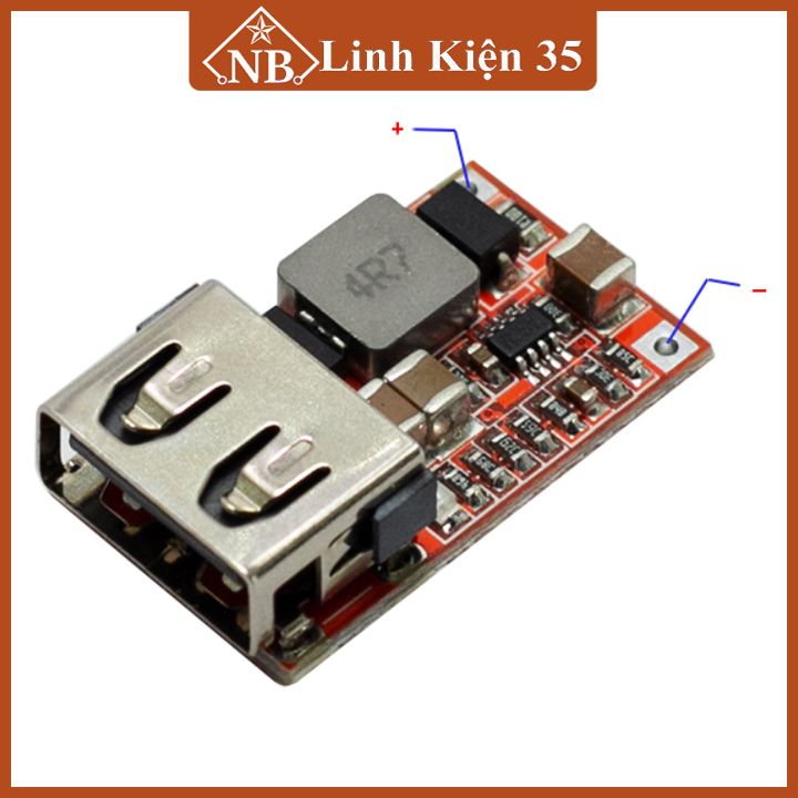 Module mạch sạc nhanh 5V 3A Input 6-24VDC