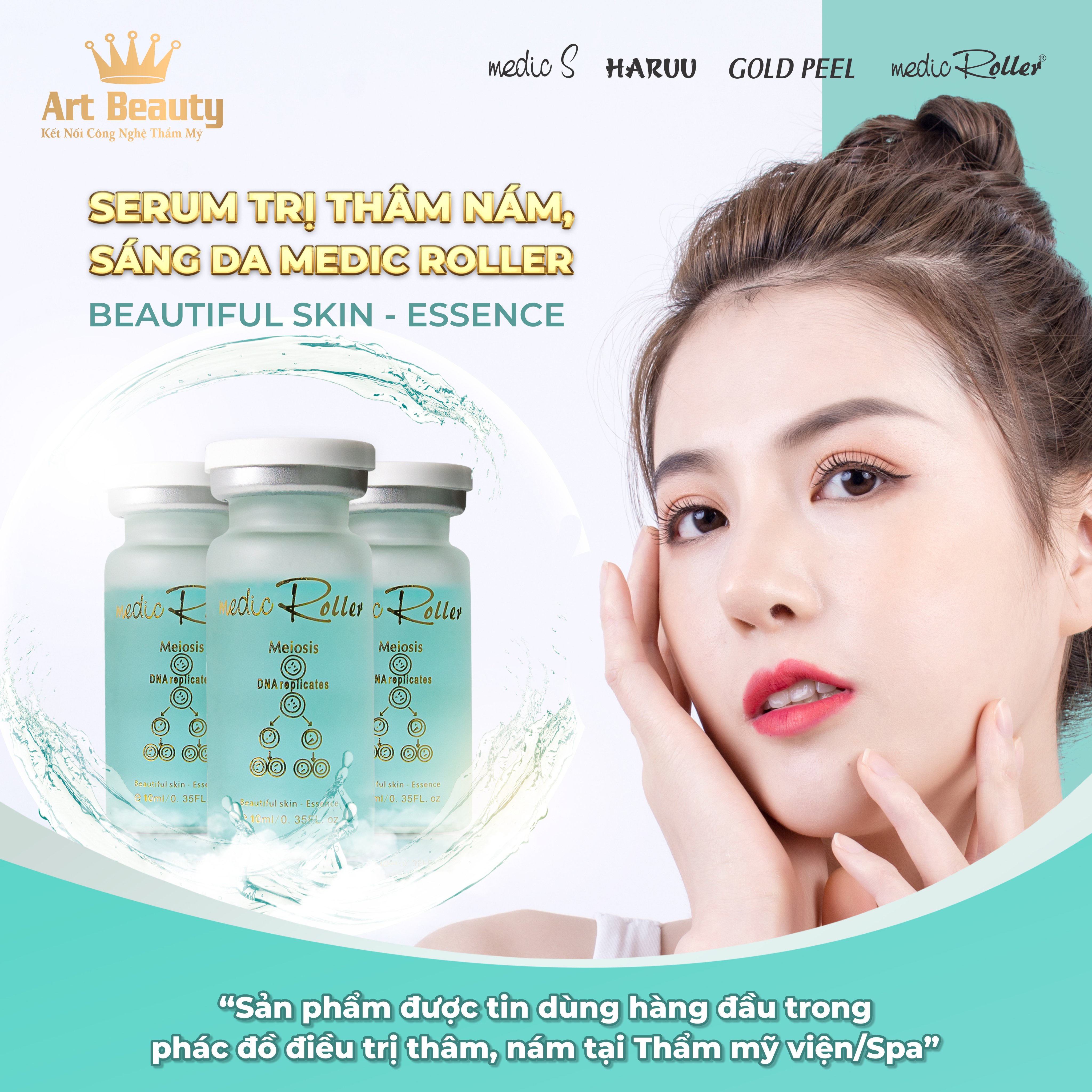 [Chính hãng] Serum thâm nám, sáng da Medic Roller Thụy Sĩ 10ml