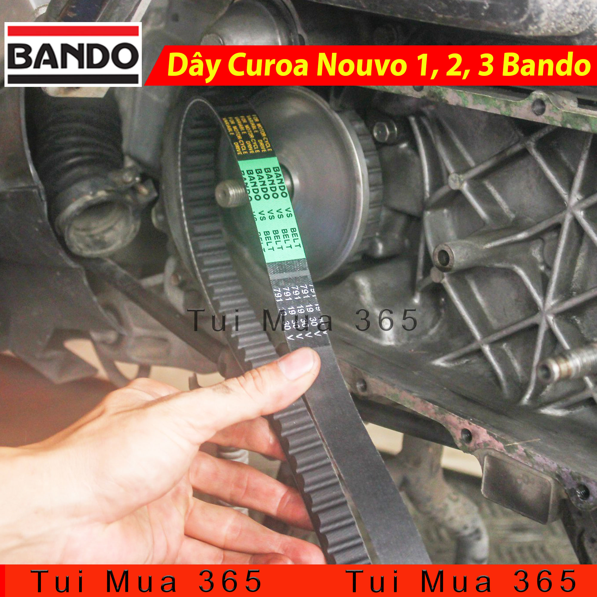 [HCM]Dây Curoa Bando Yamaha Nouvo 123 Mio