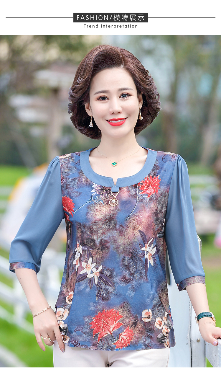 Áo kiểu trung niên nữ