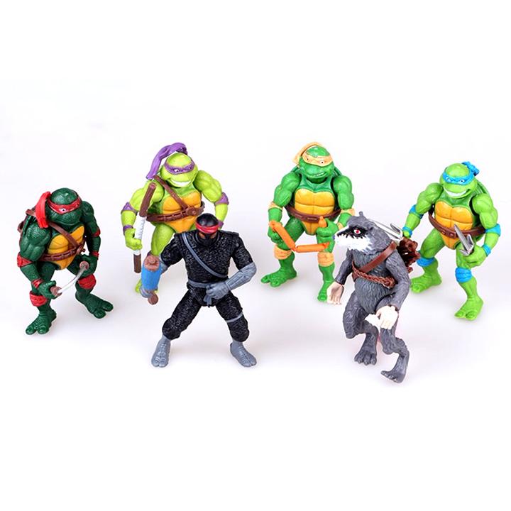 [HCM]Bộ 06 Mô Hình Đồ Chơi Ninja Rùa - Ninja Turtle 12cm