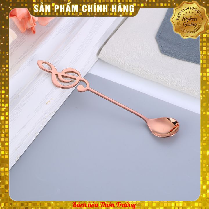 Thìa Cà Phê Nốt Nhạc Thép Không Gỉ Chất Lượng Cao