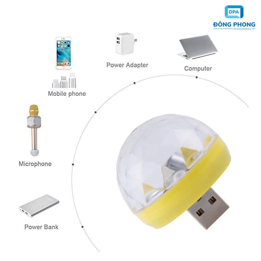 Đèn Led Mini Vũ Trường Cảm Ứng Theo Nhạc