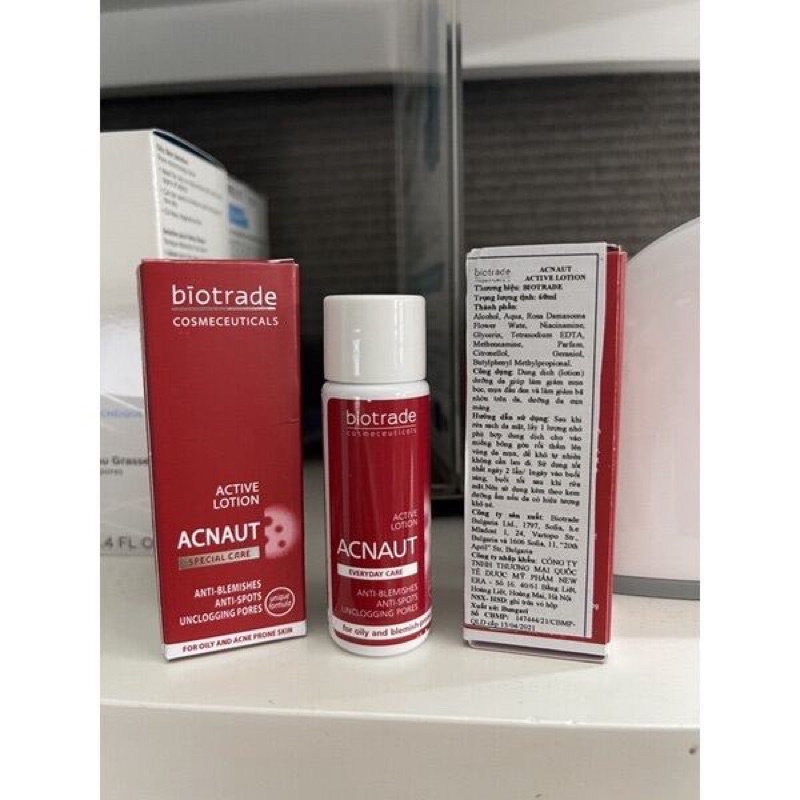 Chấm mụn viêm sưng Biotrade Acnaut Active Lotion