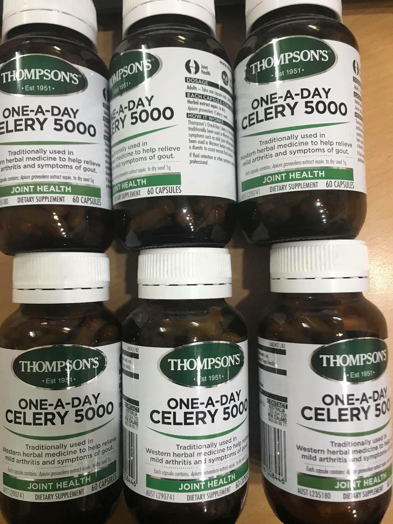 Viên uống Gout - Thompson's Celery 5000mg