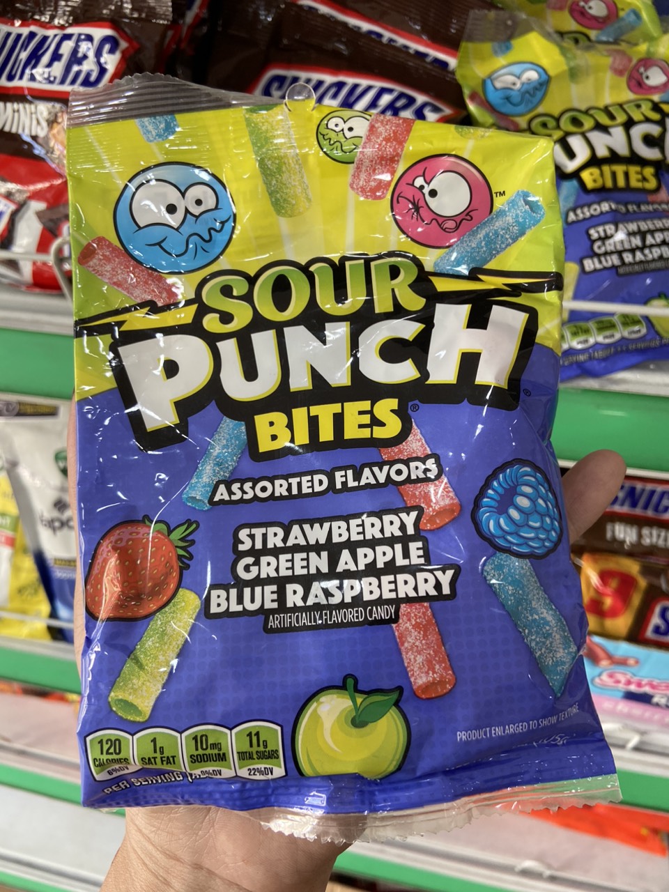 91g super sour punch candy