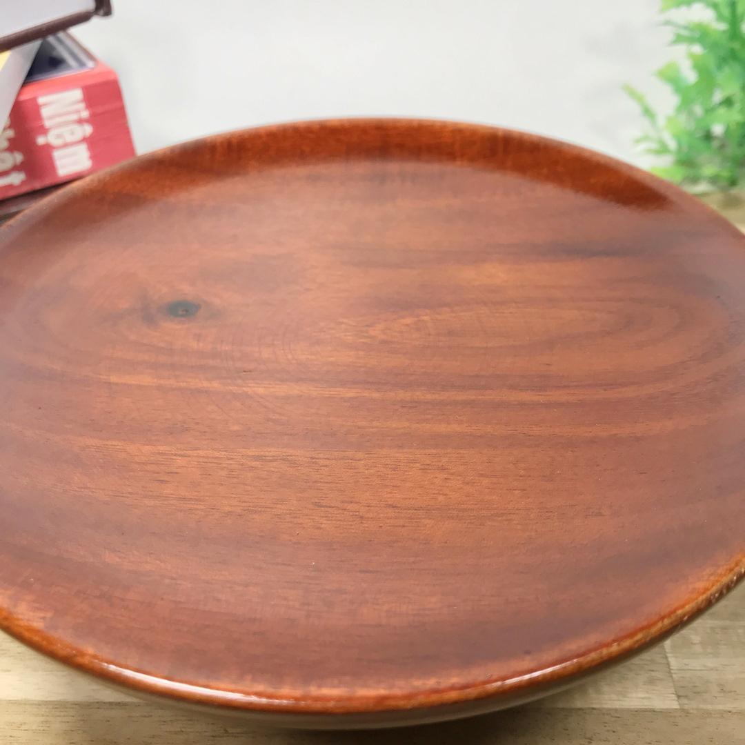 Dĩa gỗ có đế đựng trái cây trưng bàn thờ-Nhiều cỡ