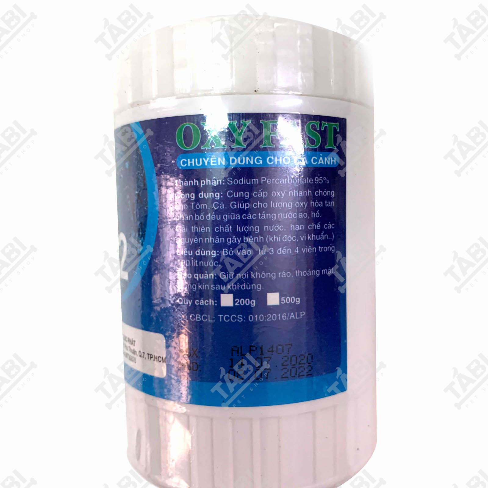 Hủ Oxy Fast 200 Gram Cung Cấp Nhanh Oxy Cho Hồ Cá