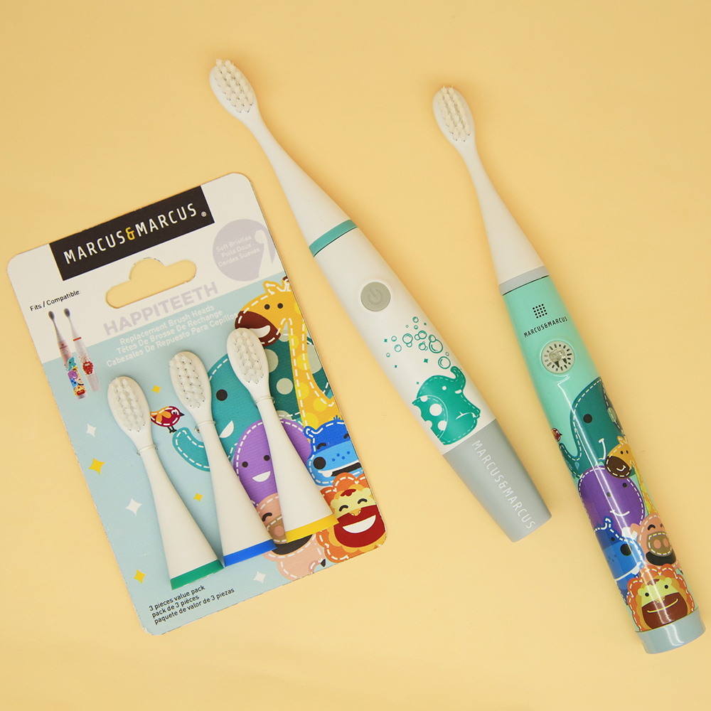 Bộ 3 Đầu Bàn Chải Thay Thế Marcus & Marcus Cho Bé, Từ 3 Tuổi (Ollie/ Lucas/ Lola)