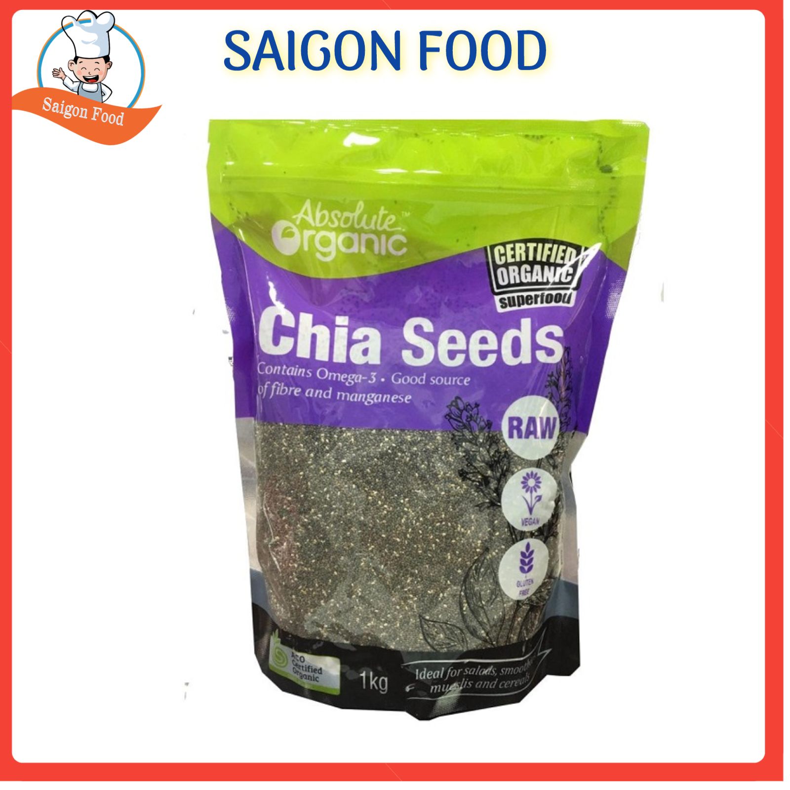 1kg hạt chia úc organic chia seeds- saigon food