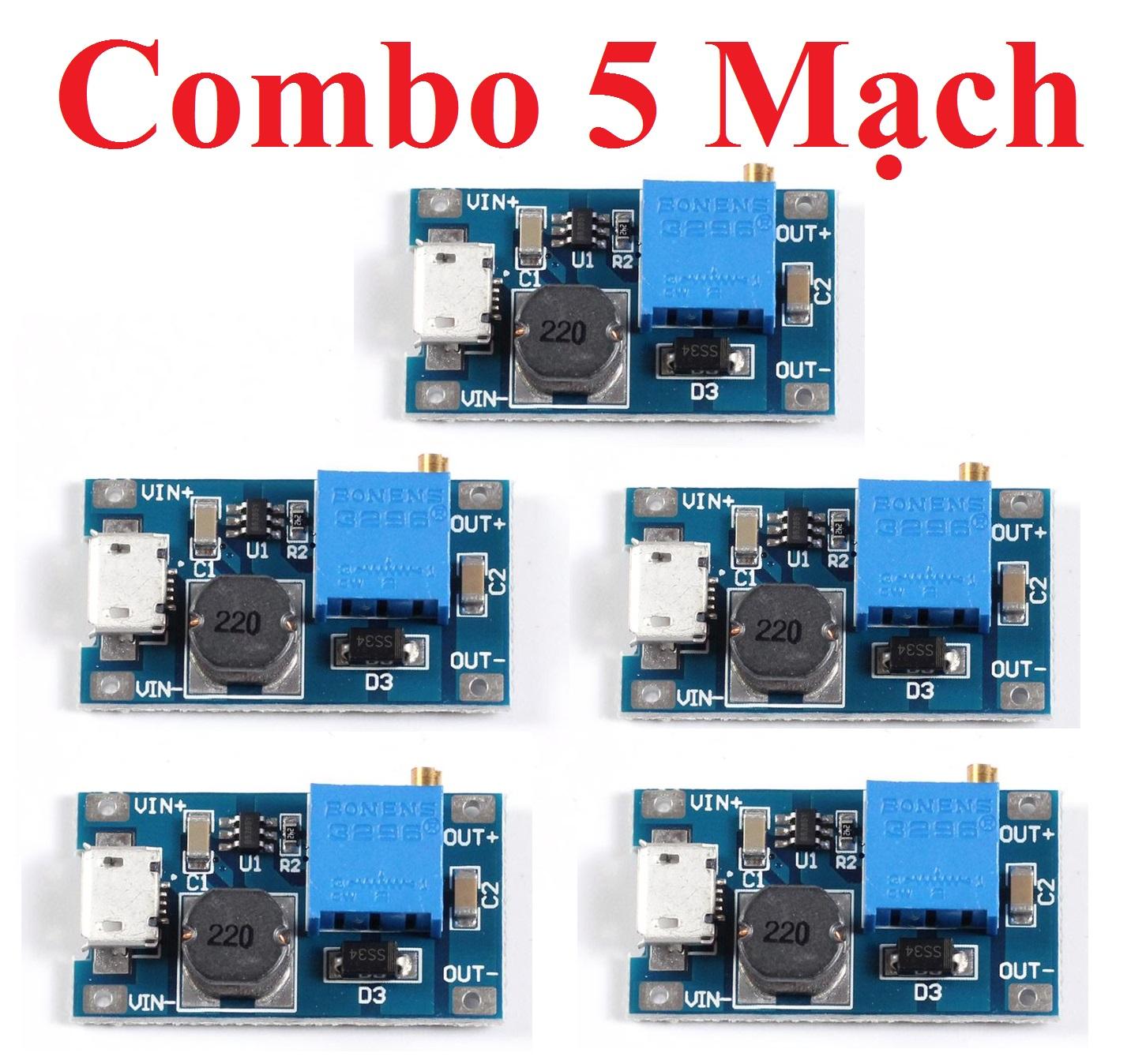 Mạch Tăng Áp Mini có Cổng Micro USB ( XY-016 | MT3608 )