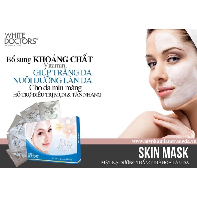 Mặt Nạ Tắm Trắng White Doctors Skin Mask