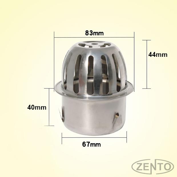 Thoát sàn ban công inox TS100-D75