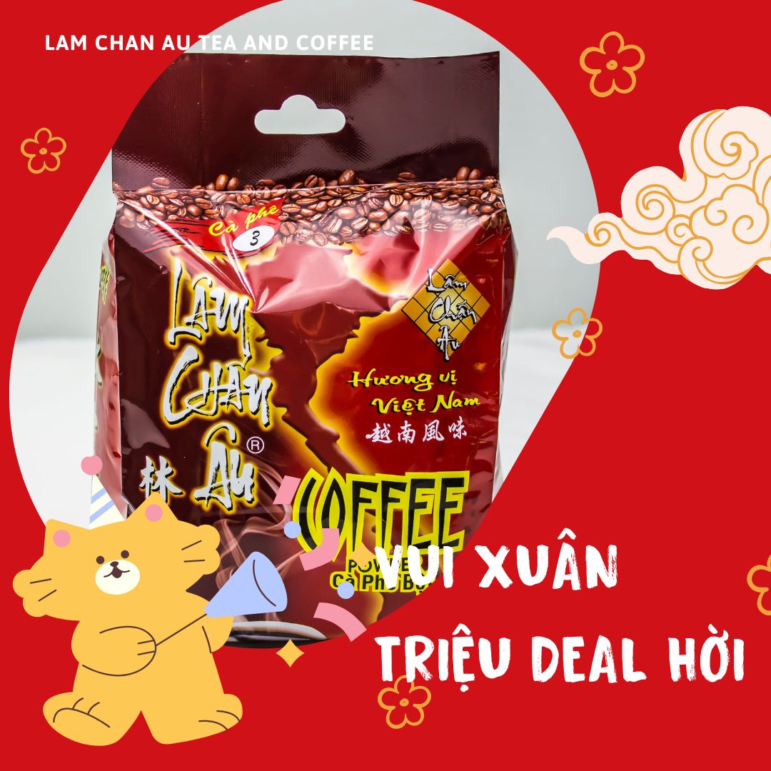 Cà phê số 3 LÂM CHẤN ÂU (500g) - Red Bag Coffee (17.6oz)