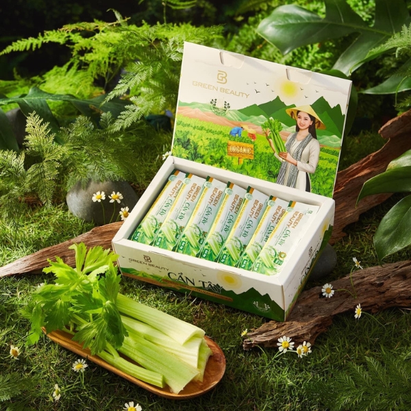 Cốm Tinh Chất Cần Tây Green Beauty , giúp giảm cân, đẹp da, thanh lọc cơ thể