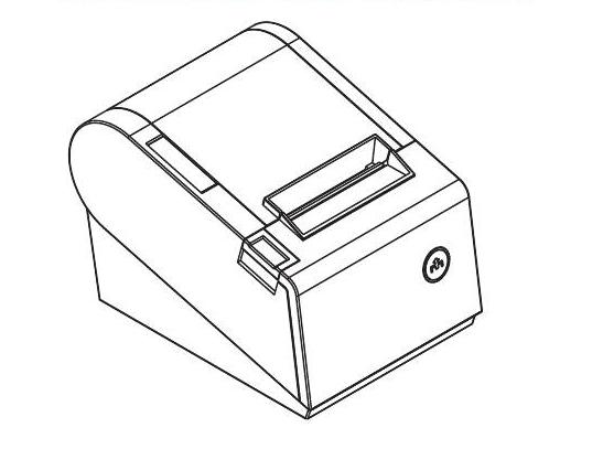 Máy in hóa đơn Bluetooth GPrinter ISH58 giấy 58mm