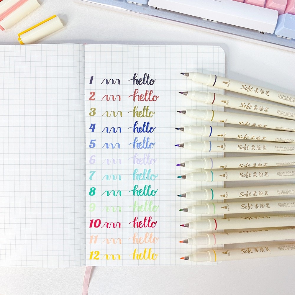 Bút lông màu sắc cổ điển chất lượng cao SOFT DS-827 ST478