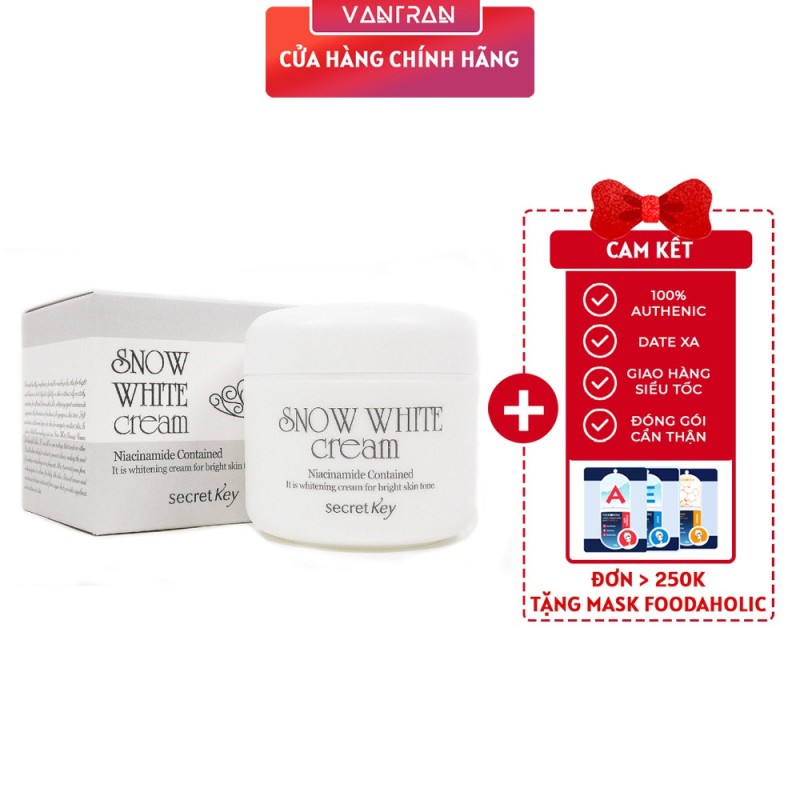 Kem dưỡng trắng da Secret Key Snow White Cream 50gr nhập khẩu