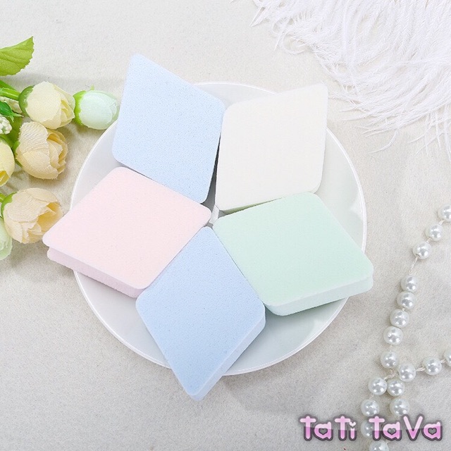 COMBO 2 BÔNG MÚT TÁN PHẤN LOẠI ĐẸP Tatitava