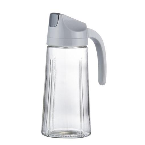 Bình đựng nước chấm dầu ăn thủy tinh - 21x8.5cm 377g 630ml