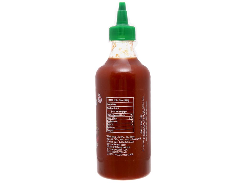 Tương ớt Vị Hảo Sriracha chai 510g