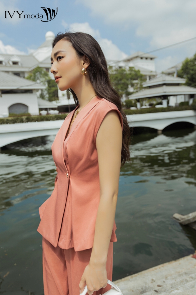 [SINH NHẬT SALE XỊN | VOUCHER GIẢM 100K - MUA 3 GIẢM THÊM 10%] Áo Peplum xẻ vai IVY moda MS 16M7696