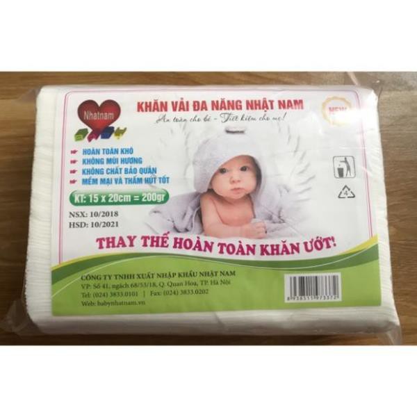 Khăn khô đa năng 200gr Nhật Nam (15*20cm)