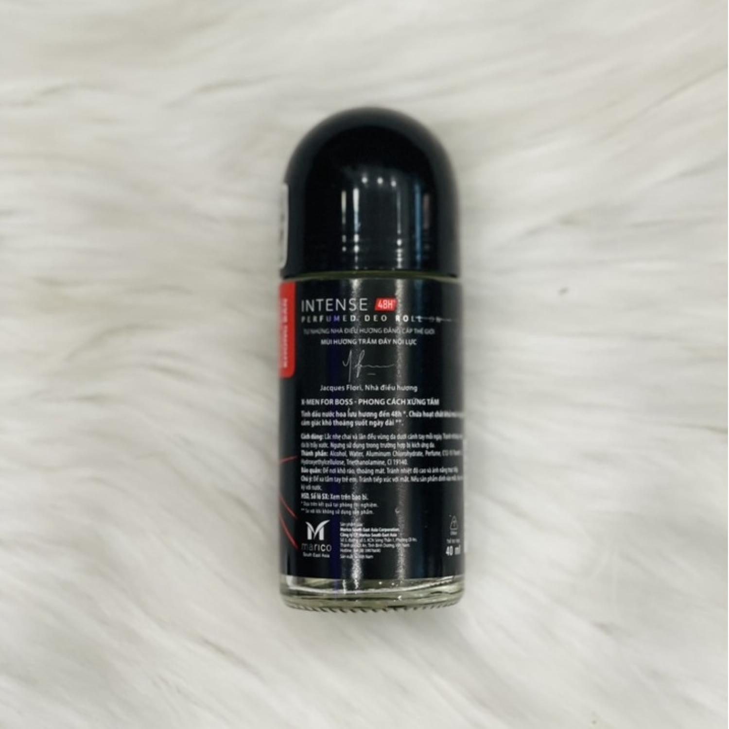 Lăn khử mùi X Men For Boss Intense 40ml (Hàng khuyến mãi)